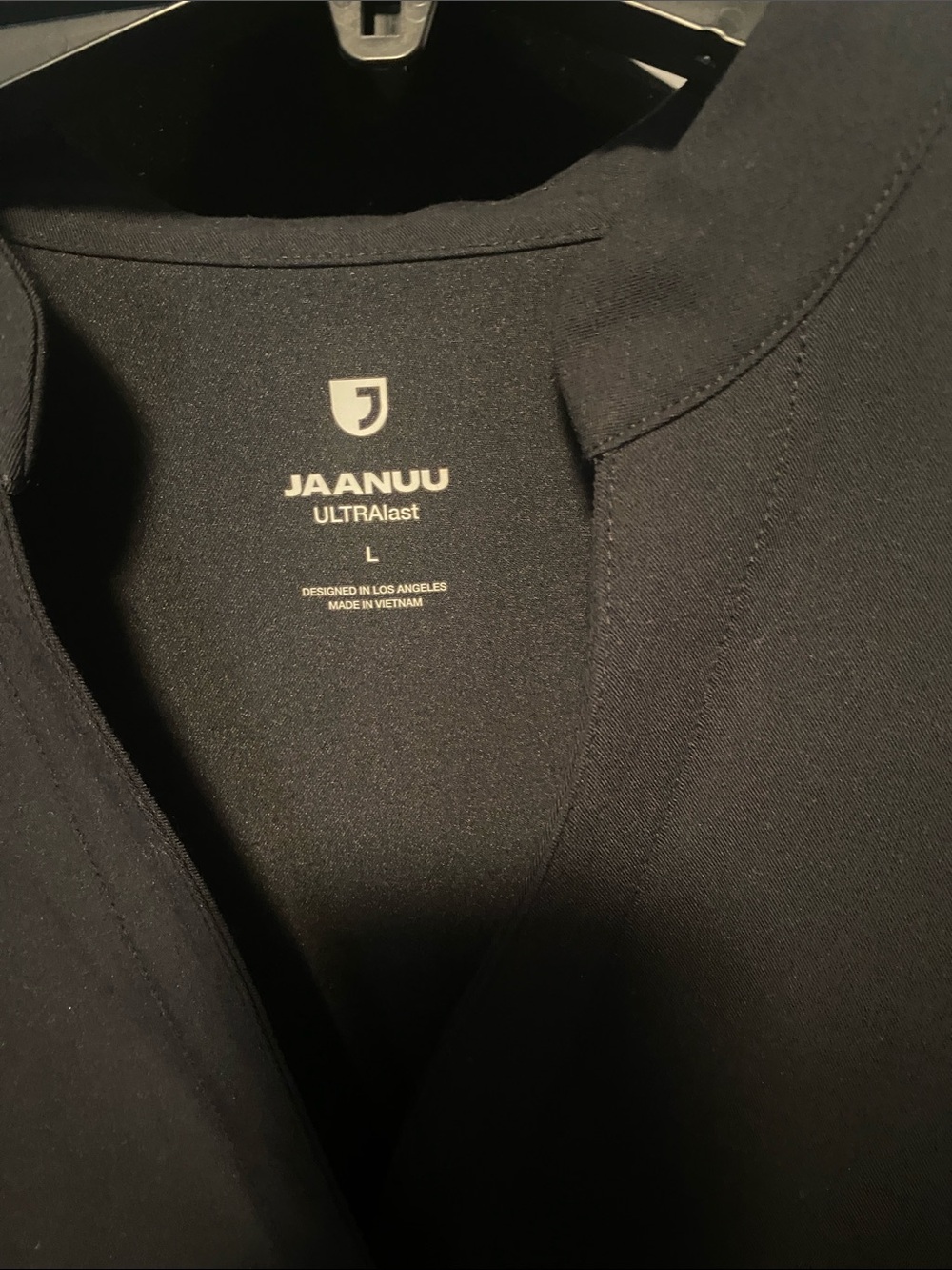 Jaanuu Black Short-Sleeve Midi Fit-and-Flare Dress - Picture 2 of 5